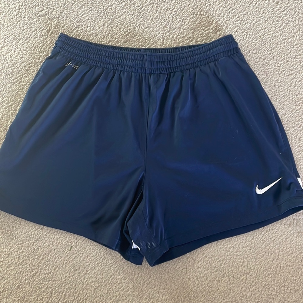 Navy blue dri-fit Nike shorts